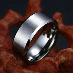 Men's 8mm Stainless Steel Band
